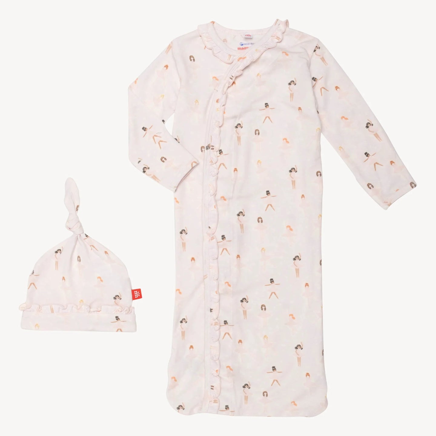 TuTu Twirl Magnetic Gown + Hat Set, NB-3M